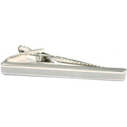 Silver Brushed Grill Tie Bar