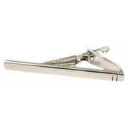 Silver Brushed Plain Grill Tie Bar