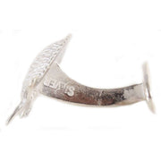 Silver Carp Fish Cufflinks