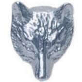 Silver Fox Mask Sterling Silver Tie Tacs