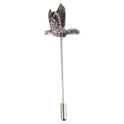 Silver Game Bird Lapel Pin