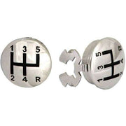 Silver Gear Lever Button Covers