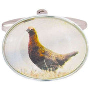 Silver Grouse Image Cufflinks