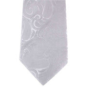 Silver Large Paisley Tie