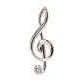 Silver Music Note Tie Tac