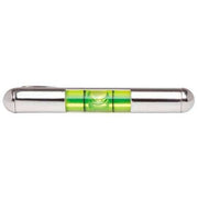 Silver Spirit Level Tie Slide