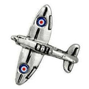 Silver Spitfire Fighter Rhodium Tie Tacs