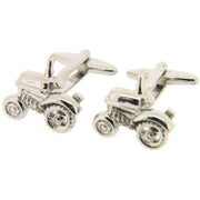 Silver Tractor Country Cufflinks