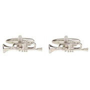 Silver Trumpet Cufflinks