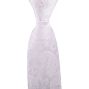 White Paisley Tie