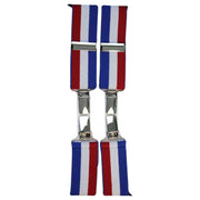 White Union Jack 4 Clip Trouser Braces