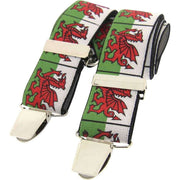 White Welsh Dragon Braces
